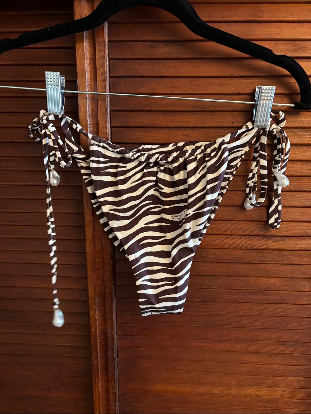 La Porte Kourtney Bottoms in Fudge Zebra